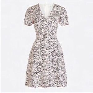 NWOT JCREW floral print multicolor wrap dress 10